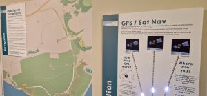 GPS Game and Giant Wall Map